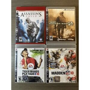 PS3 Games - Madden 10, Assassin's Creed, Call Of Duty Modern Warfare 2, PGA Tour